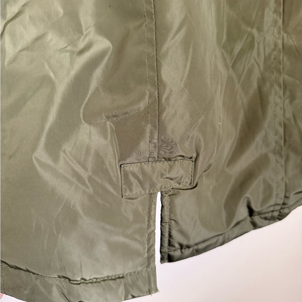 Weatherproof Girls Olive Green Fleece Lined Parka Jacket 7/8 - Picture 9 of 12